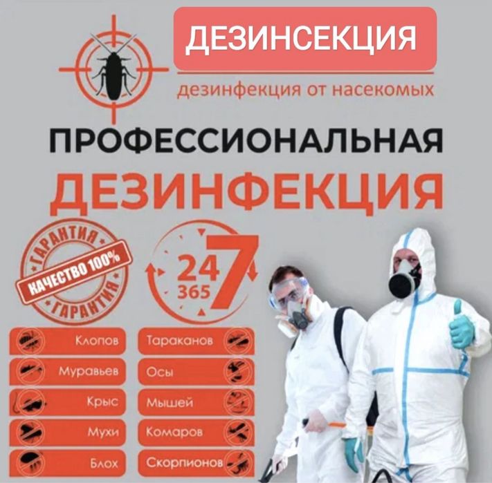 Dezinfeksiya Xizmati 100% Дезинфекция