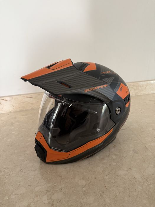 Casca moto scorpion adx1 marime s .casca flip-up