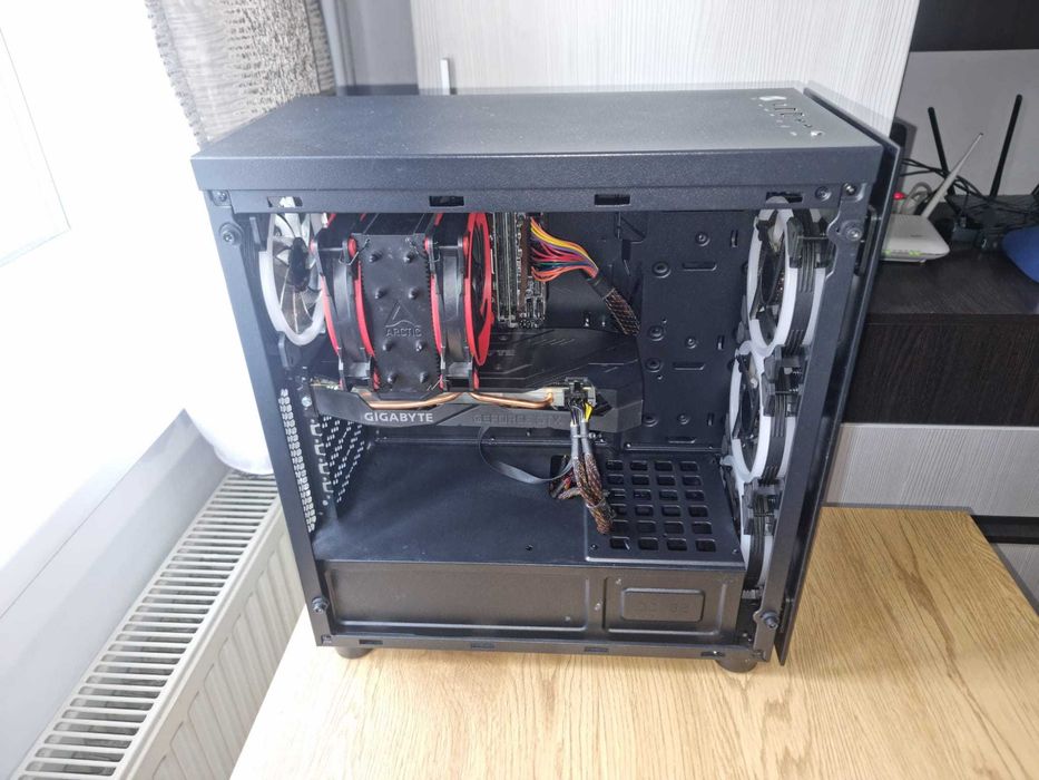 PC Gaming i7-8700 | GTX 1660 Ti 6GB GDDR6 | 16GB RAM Dual Channel | SSD 1TB NVMe | RGB Telecomanda