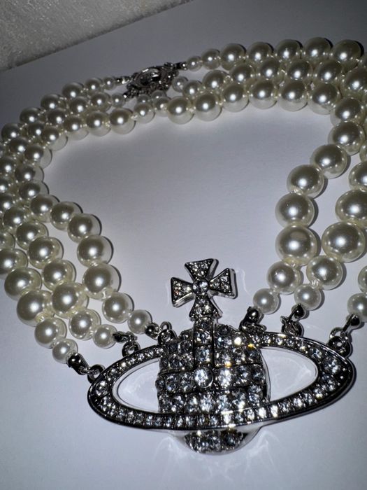Colier Perle Vivienne Westwood Diamante Swarovski
