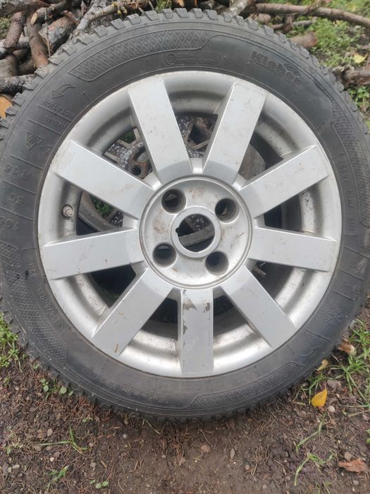4 jante 15" Ford 4x108 cauciucuri de iarna