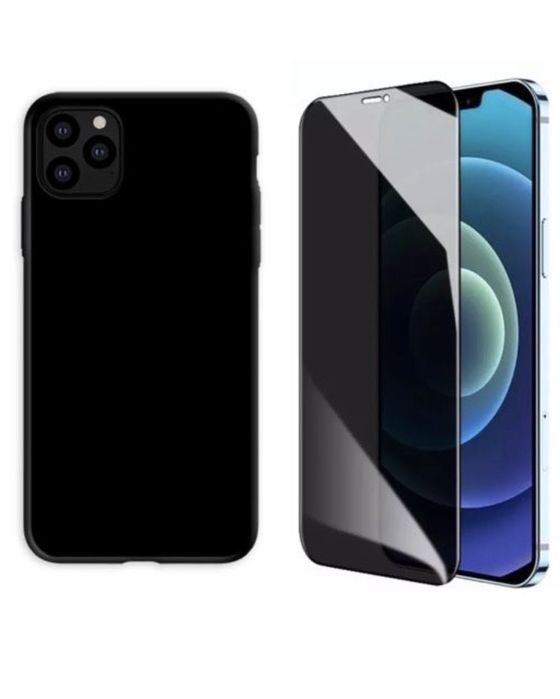 Iphone 12/13/14/15 PRO MAX Husa Silicon Protectie Camera +Folie Sticla