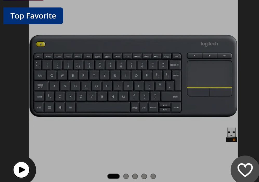 Logitech k 400 plus
