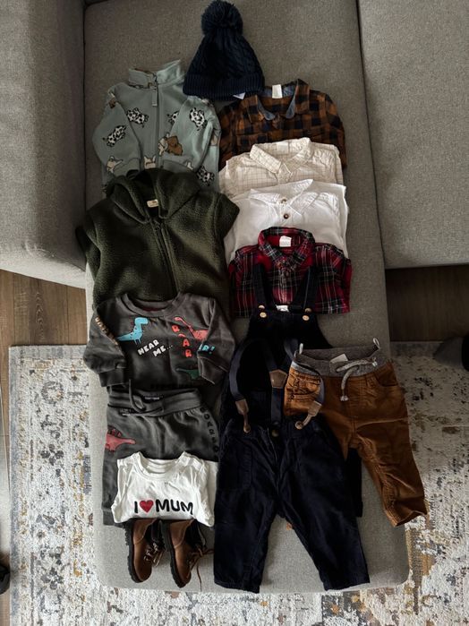Lot haine 3-6 luni, majoritatea H&M si Next