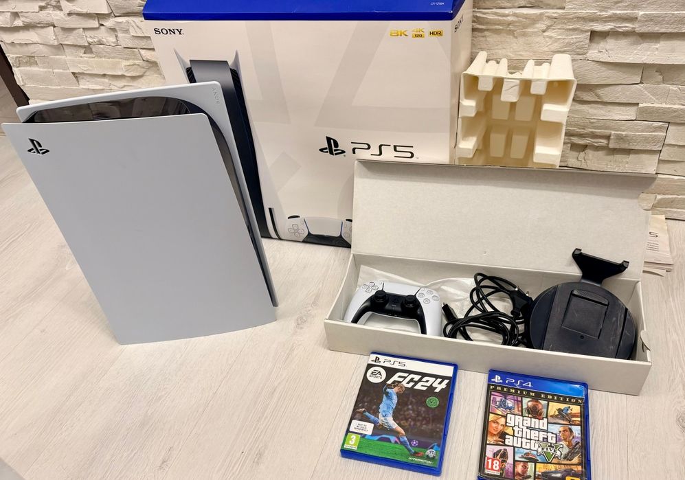 PS5 - PlayStation 5 Disk + 30 jocuri