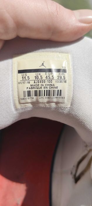 Jordan Fly Lockdown 'White Black' - AJ9499