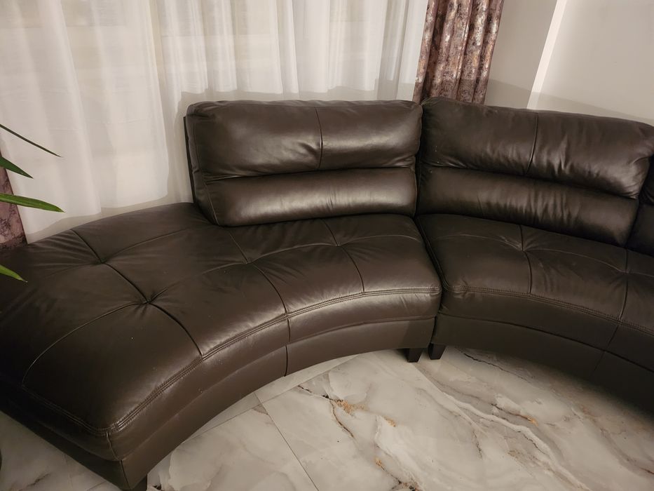 Vand coltar wenge, din piele naturala RODO , achizitionat de la Mobex