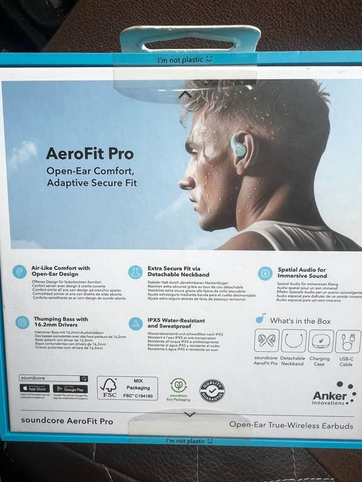 Casti ANKER Soundcore AeroFit Pro A3871G61, True Wireless, Bluetooth