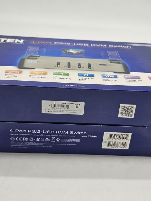 Switch KVM Aten CS84U-AT PS/2-USB, 4 porturi.