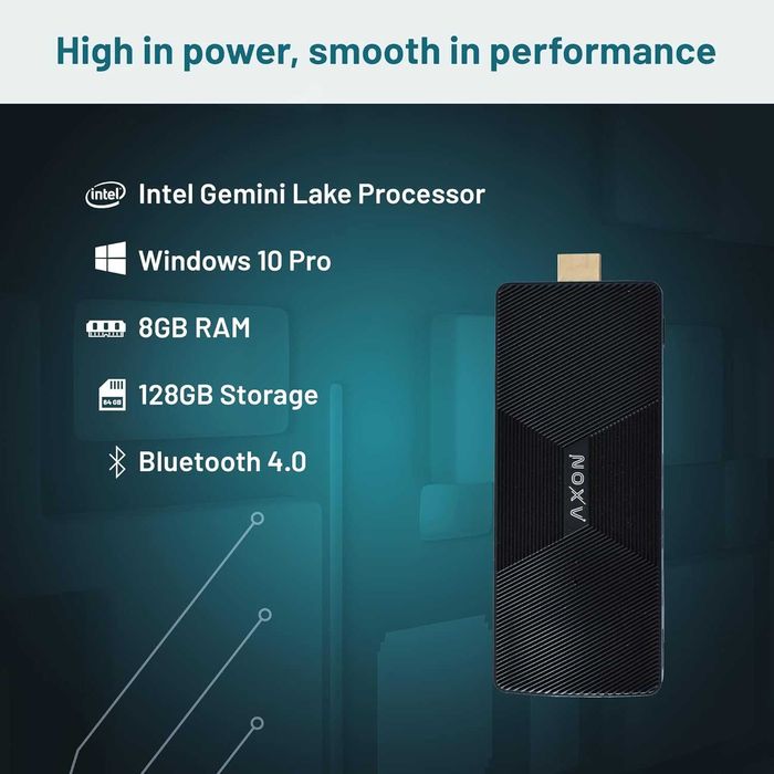 Ультракомпактный Мини Пк Mini PC Axon mini stick PC intel J4125 4/64Gb