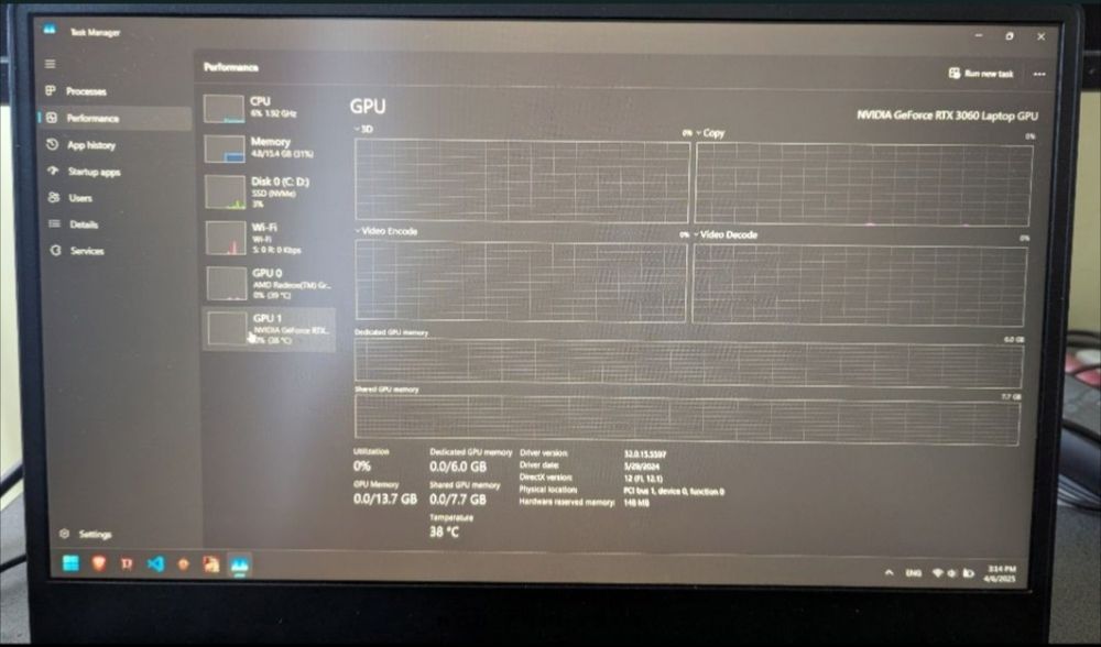 Laptop gaming Asus Zephyrus ryzen 9 5900rtx 3060 16gb RAM ssd 1TB