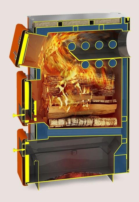 Твёрдотопливный отопительный котёл