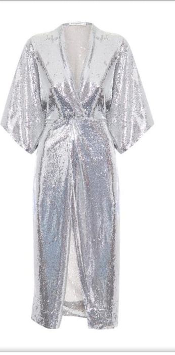 Rochie ocazie noua cu eticheta  paiete ,argintie