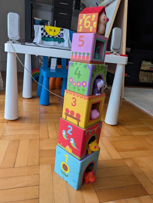 Topanifarm cuburi Djeco