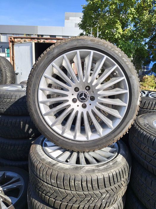Jante Mercedes S Class W222 C217 Anvelope iarna noi Pirelli 245 45 R19