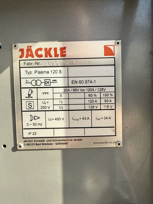 Plasma Jackle 120S