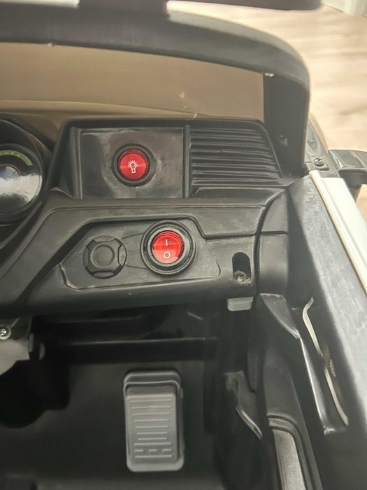 Masinuta electrica de Politie pentru copii, Telecomanda, Statie, USB,