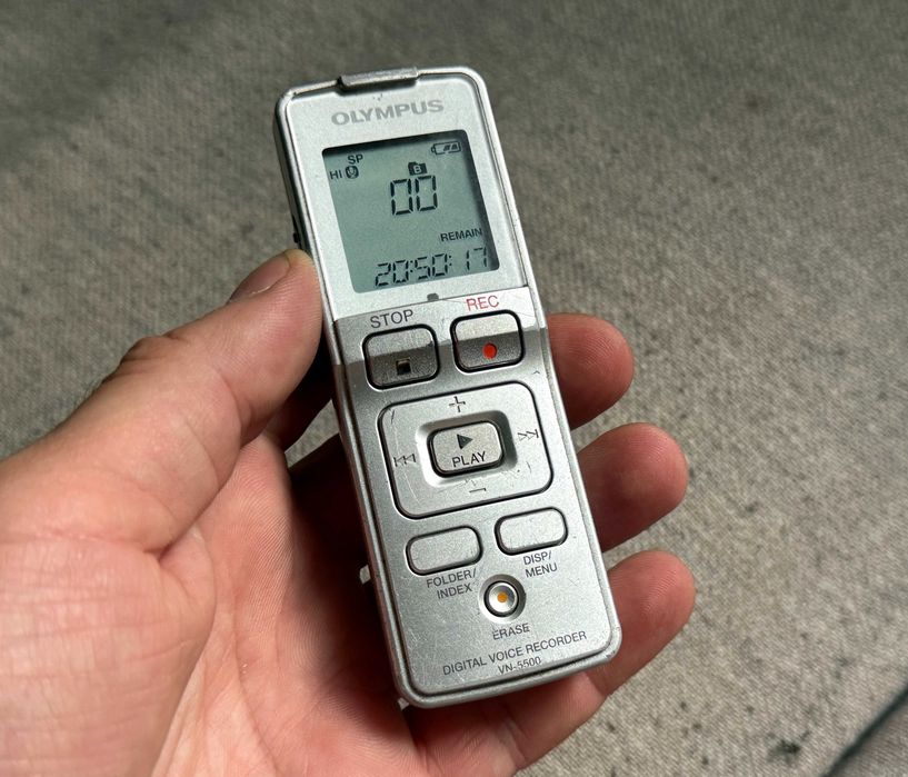 Reportofon Digital Olympus VN-5500 – 512MB / 221 Ore Înregistrare