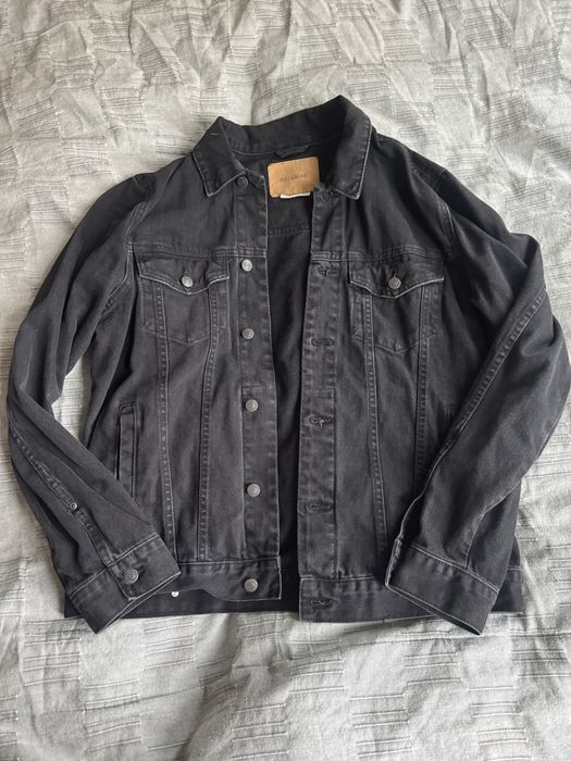 Pull And Bear Черно дънково яке Размер М