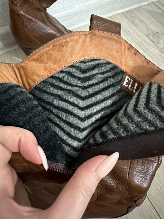 Кожаные сапоги Казаки