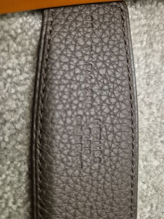 Curea barbati originala HERMES reversibila negru maro 95 cm NOUA!