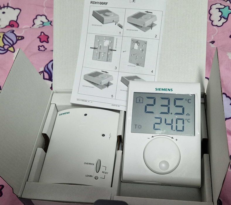 Termostat Siemens RDH100RF digital, fara fir DEFECT