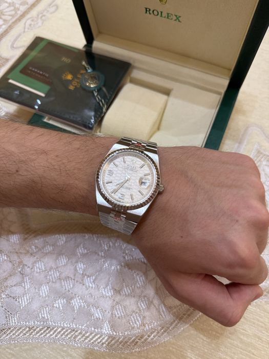 Rolex Land dweller white 41mm