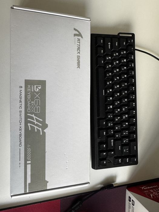 Клавиатура Attack Shark X68 HE черный