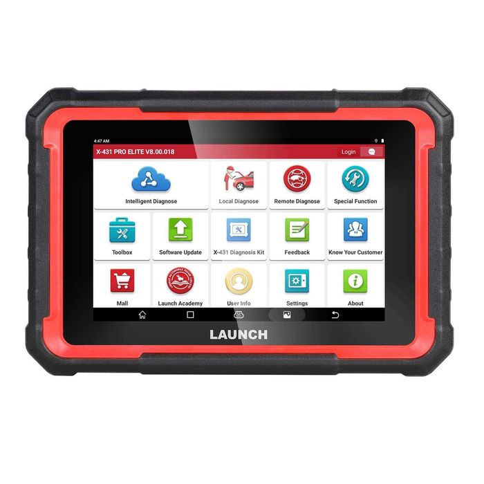 Tester diagnoza auto profesional multimarca LAUNCH X431 PRO ELITE, tableta 8" Android 10, 4GB RAM 64GB, 37+ functii service, 25 limbi, update 2 ani