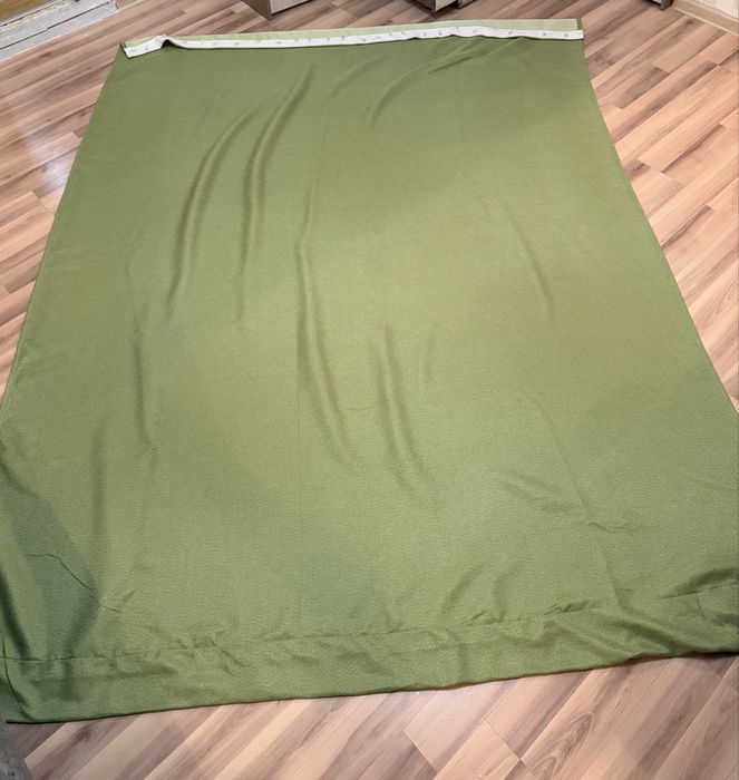 Шторы Blackout, зеленого цвета