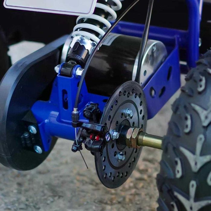 ATV electric Kinder Eco Wolf XXL 1200W 48V cu 3 viteza 6 inch Blue