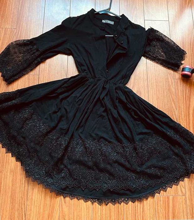 Женская одежда, Платье с кружевом, размер 44-46, Италия