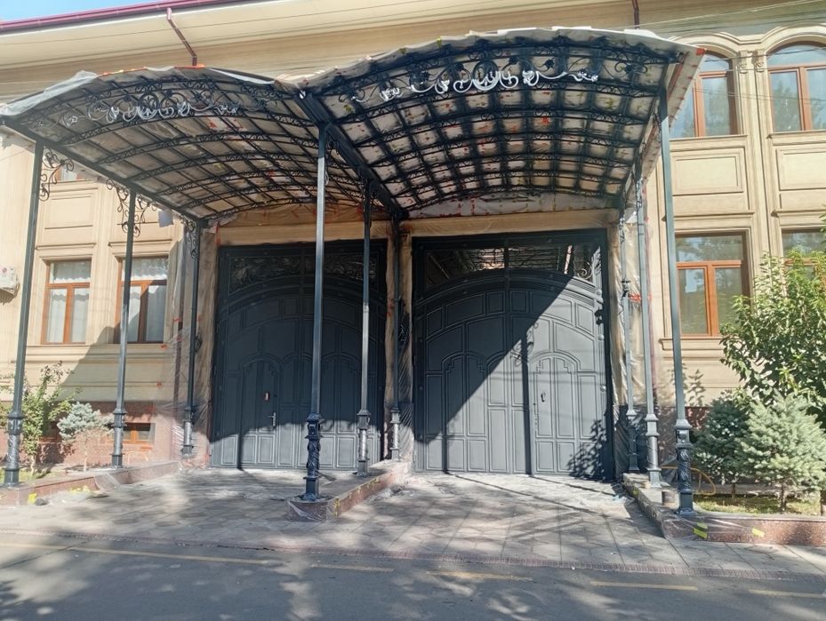 Ремонт реставрация сварка покраска ворот дарвоза навес решотки перила