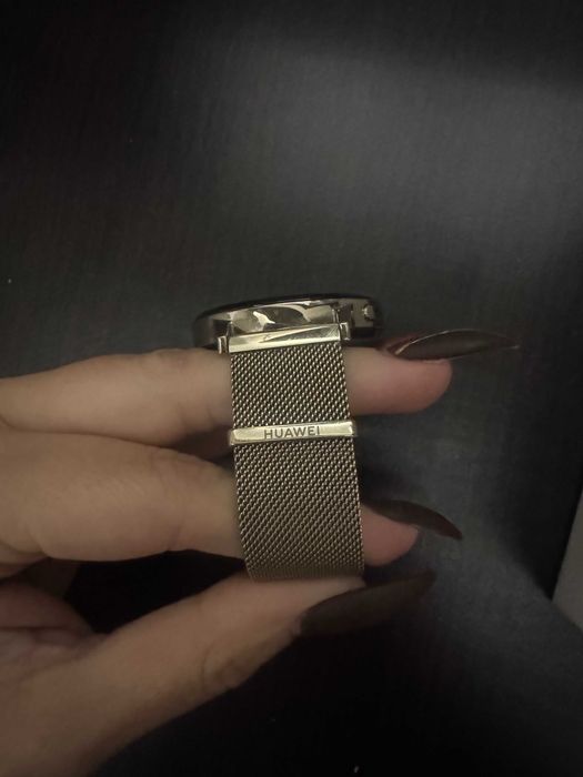 Смарт часовник Huawei - GT 3, 42mm, 1.32", златист