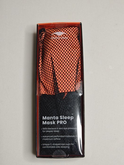 Manta PRO Sleep Mask Carbon Black