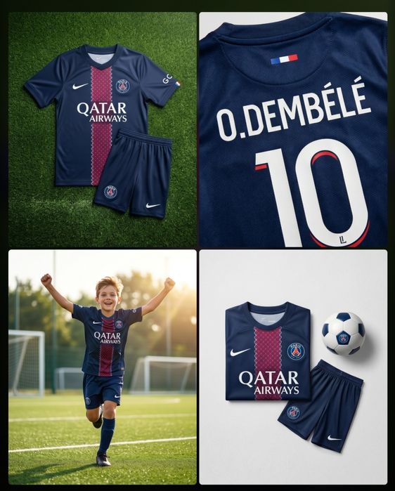 O. DEMBELE 10 детско юношески футболни екипи