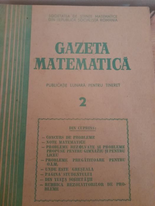 Gazeta matematică 1979, nr 2