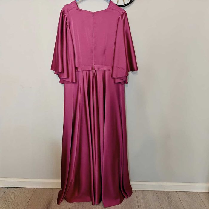 Rochie lungă de ocazie, realizată pe comandă – mărimea 50–52