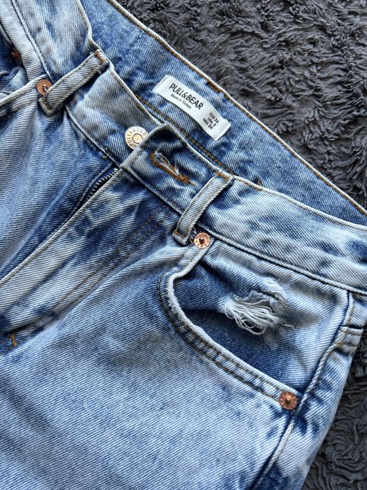 Blugi Pull&Bear, mărimea 34, denim, model casual