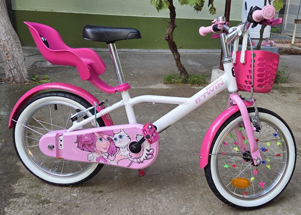Bicicletă fete 16inch,ROZ