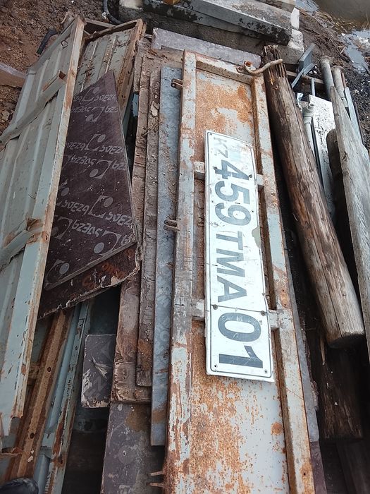 Борт на газель задний