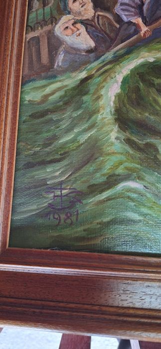 Tablou pictura panza în ulei