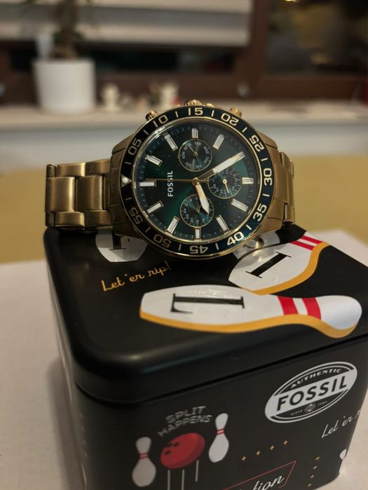 Мъжки часовник Fossil Stainless Steel Analog Green BQ2493