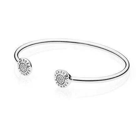 Bratara PANDORA deschisa logo, noua, pret excelent!