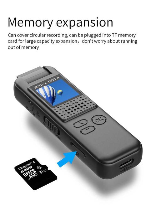 Цифровая камера FHD 1080P. Видеорегистратор ночного видения. 2026г