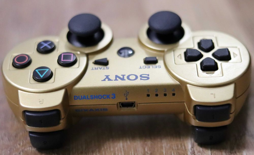 PlayStation 3 (PS3) Джойстик, златен