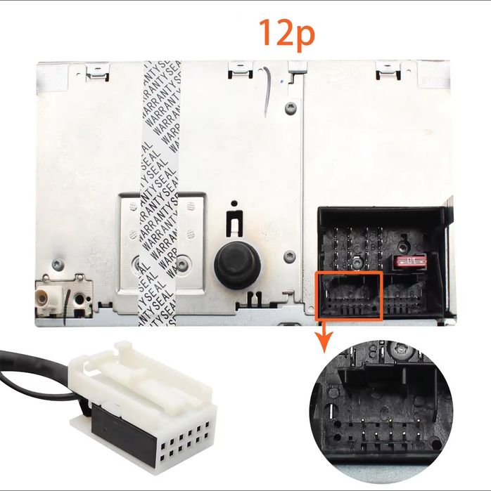 USB/ AUX адаптер 12 пина