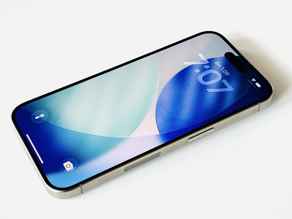 Iphone 15 Pro 128GB Natural Titanium 100% Батерия! Гаранция 6 месеца