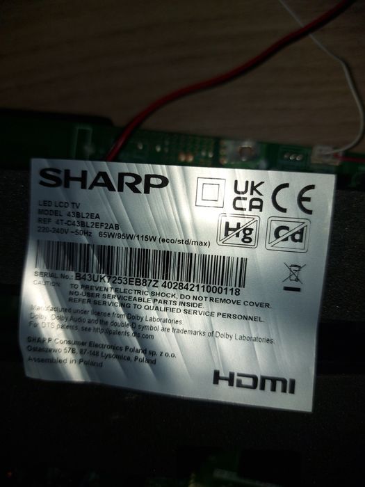 placa de baza tv.led TP.MS6886 PC710