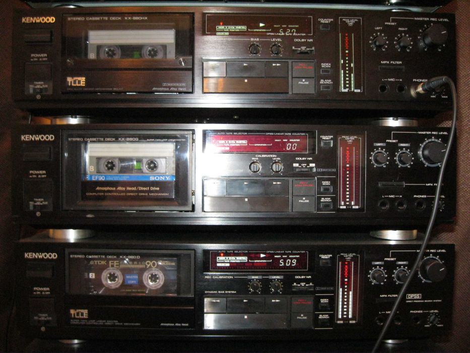 KENWOOD stereo cassette deck KX - 880 G